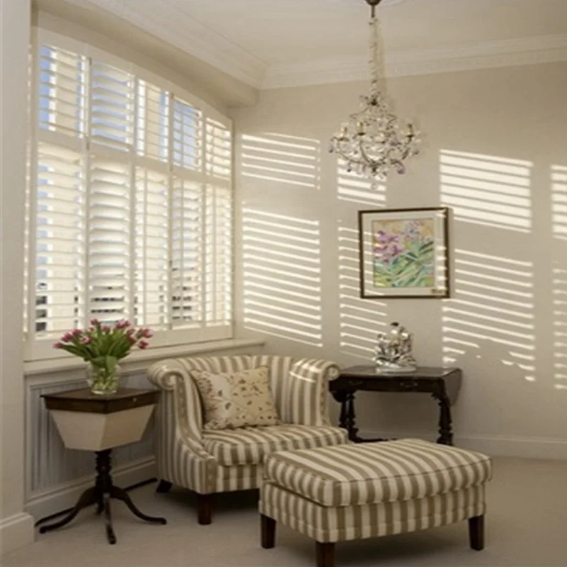Factory Price Wooden Custom Window Shutters Interior Pvc Plantation Shutters Direct From China