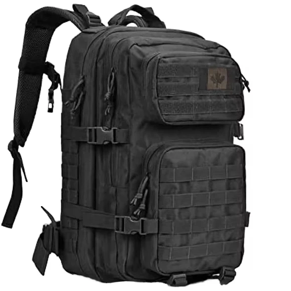 Camping Hiking 45L Large Bug Out Bag Survival Kit Pack Molle Backpack Bag Men's Travel Tactical Backpack