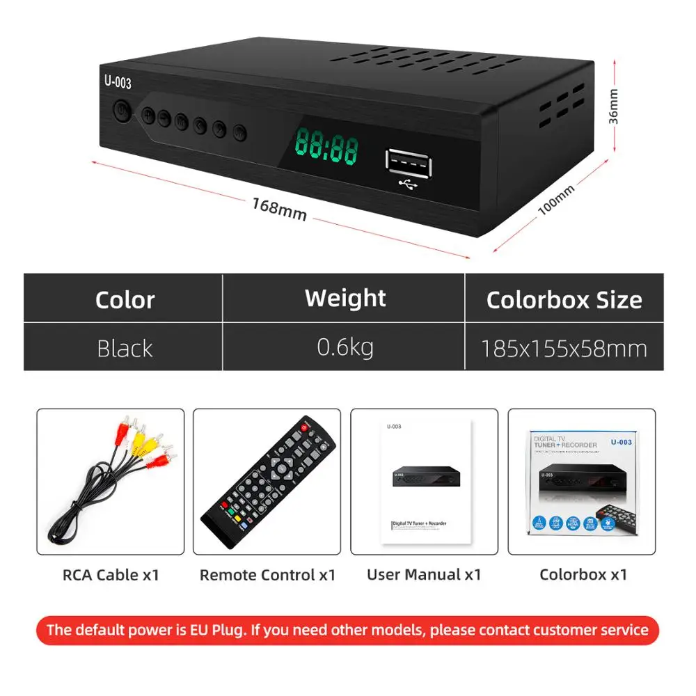 Wholesale Set Top Box Decodificador TV Digital TV Box 4K ATSC-U003 From  m.