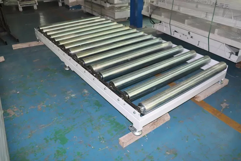 Hongrui Customized Idler Chain Roller Conveyor For Logistic Warehousing System