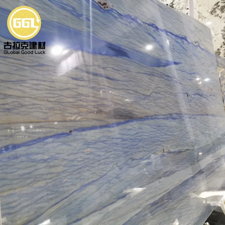 Royal blue marble, exotic blue marble onyx big slab