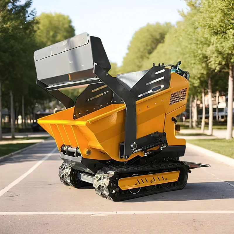 FREE SHIPPING!! Cheap1Ton Rated Load Mini Dumper  Crawler  Hydraulic Dumper Mini Front End Loader