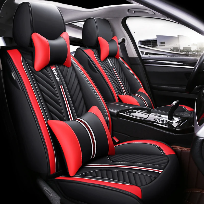 Red and Black Car Seat Covers Universal Seat Cushion - China Car