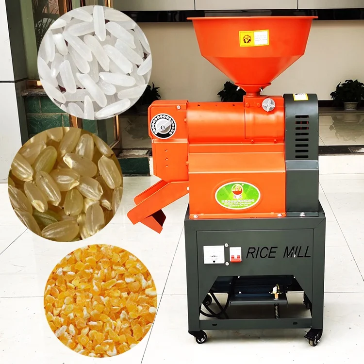 Heli Factory Price Mini Small Paddy Rice Mill Milling Husker Rice Whitening Machine Rice Huller Hulling Machine on Sale