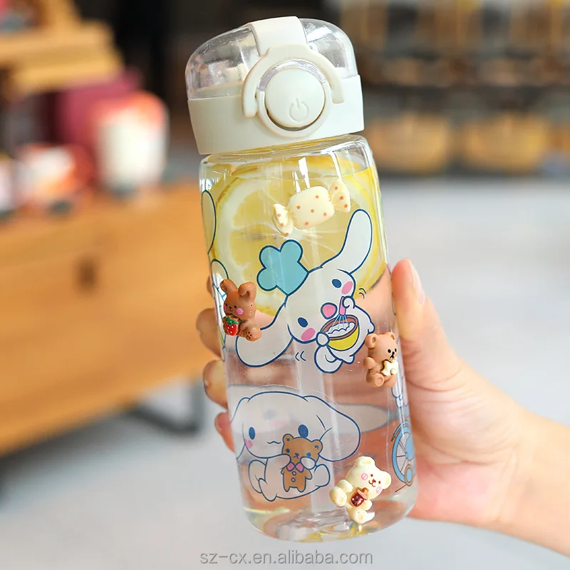 400ml School Student Portable Cartoon Melody Gourde Water Bottle Pba ...