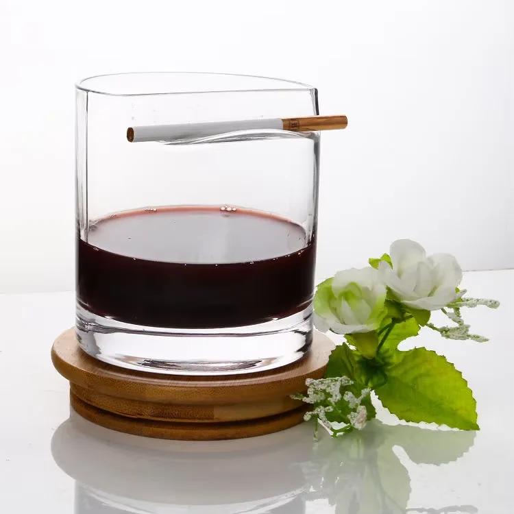 High Quality   New Fancy Popular Design  Whisky Glass Transparent Cigar Cup Bar Glassware Beer Glass