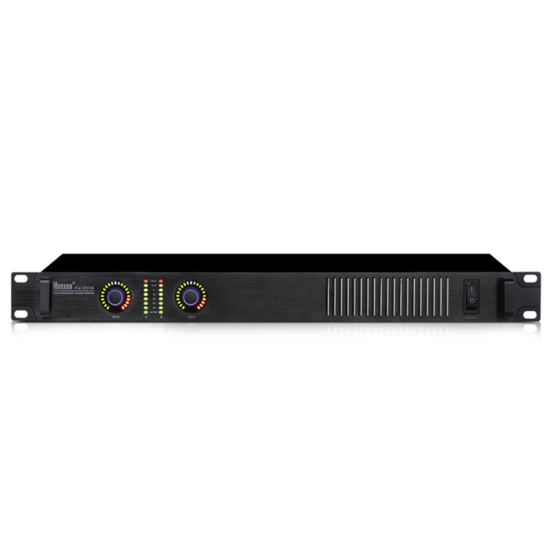 Professional Audio Digital Power Amplifier 4-Channel Class D 1U Metal Power Amplifier