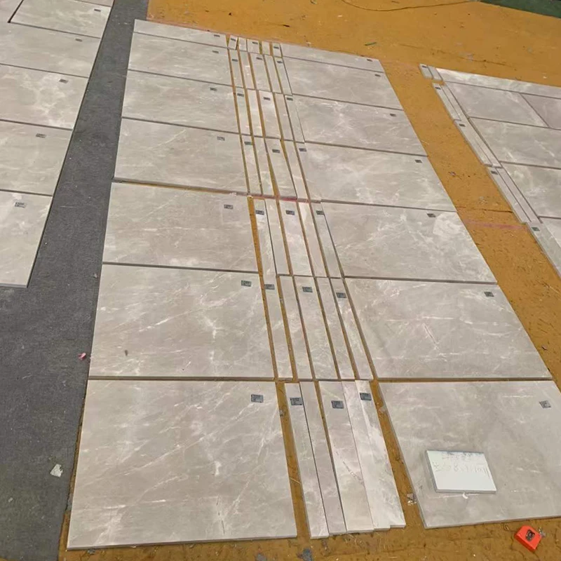 Gạch đá cẩm thạch màu xám nhạt chất lượng tốt dành cho trang trí tường và sàn nội thất; gạch đá cẩm thạch màu xám nhạt giá rẻ