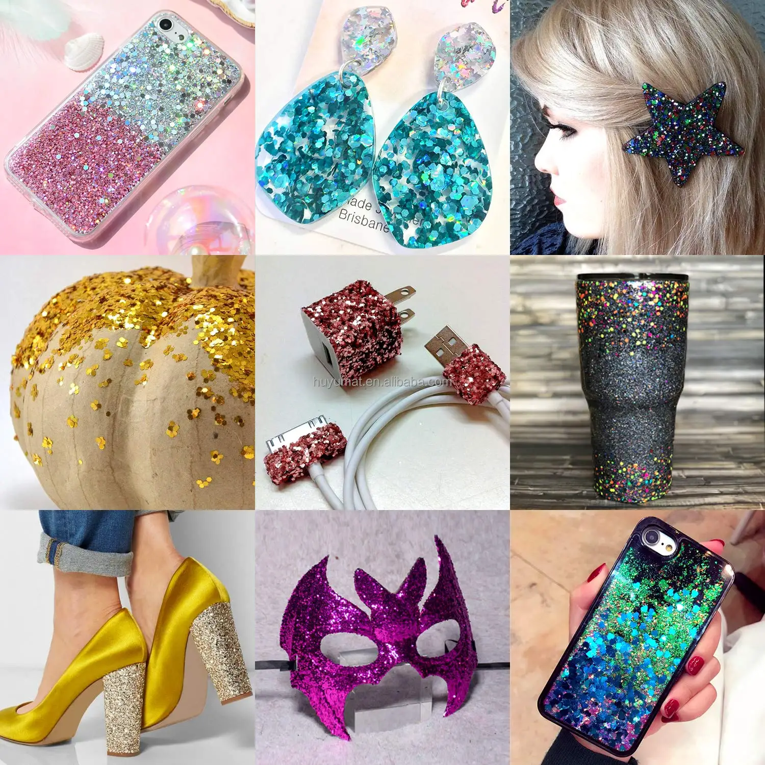 Wholesale Chunky Glitter Powder - Perfect for Crafts & Cosmetics