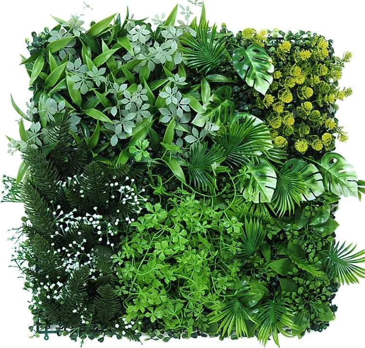 Simulation plant decoration outdoor eucalyptus simulation lawn green plant wall lawn background wall image wall