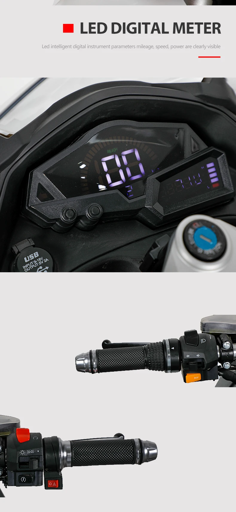 Power 5000W Engine Motorcycle Street Legal Sports Electric Motorcycles with Best Service and Low Price