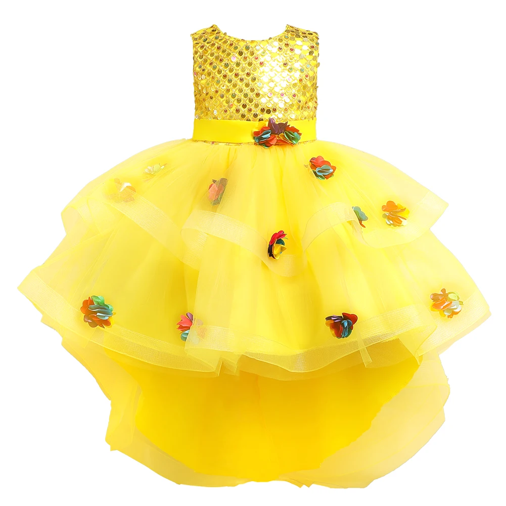 Amazon.com: Gualiy Girl Prom Ball Gown Evening Dress, Girls Birthday  Dresses 5-6 Years Old Green Puffy Dress with Bow and Tulle Dress: Clothing,  Shoes & Jewelry