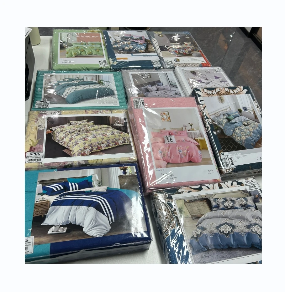 Wholesale 100% Cotton Bedding Sets - 3-in-1 Sheets & Pillows