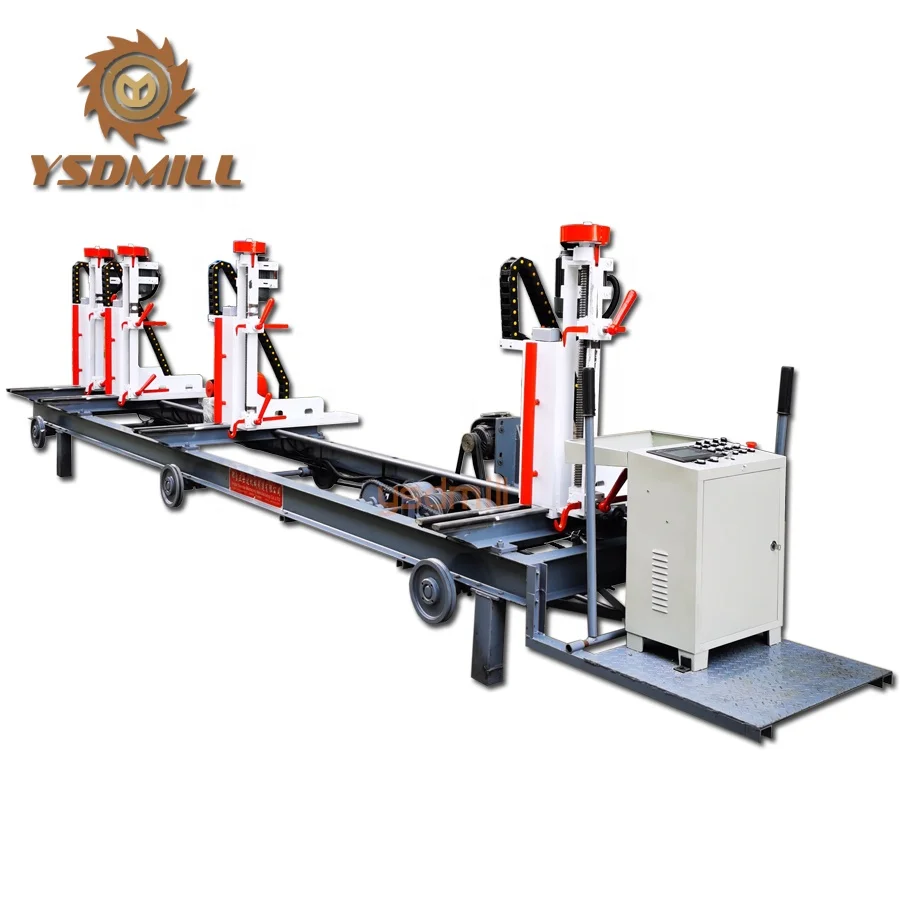 Sawmill Woodworking Log Carriage With Band Saw Machine for Wood Cutting