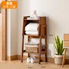 Small-sized three-tier Chris sideboard [brown]