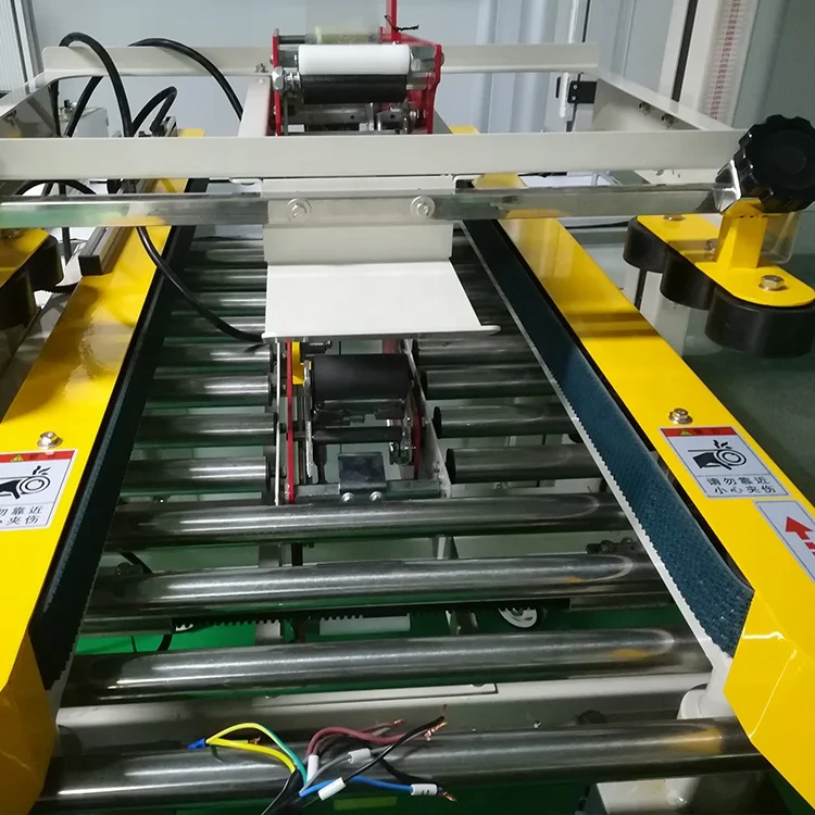 Aile Automatic Packaging Plastic Cosmetic Chemical Bottle Sealing Machine for  Back-End Carton Tape Sealing Packing Machine supplier