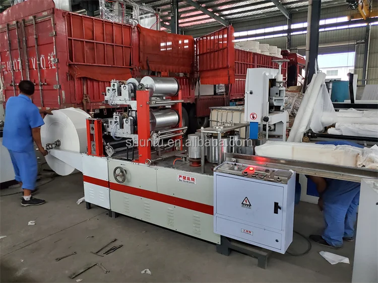 Hot Selling Hand Towel Tissue Paper Napkin Making Machine Napkin Folding Machine
