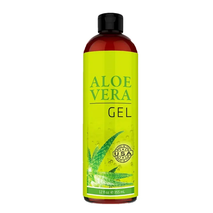 Private Label Pure Natural Organic Vegan Face Care Soothing Sunburn Relief  Aloe Vera Gel