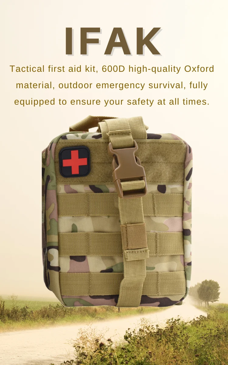 Anthrive Factory Medical Supply Survival Trauma Emergency Tactical First Aid Kit Ifak Pouch Bag