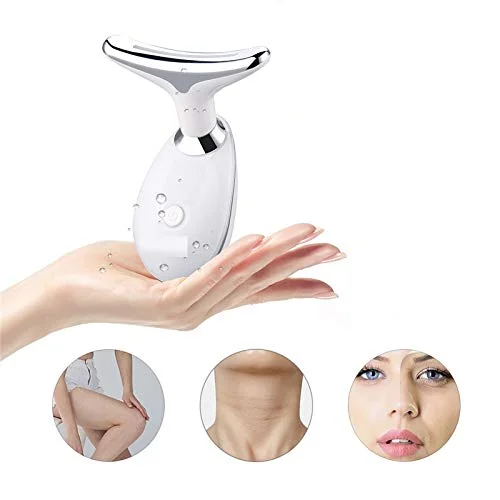 New 7-in-1 Neck Tightening Device EMS Intense Pulsed Light Neck Lifting Massage Device And Face Wrinkles Reducing