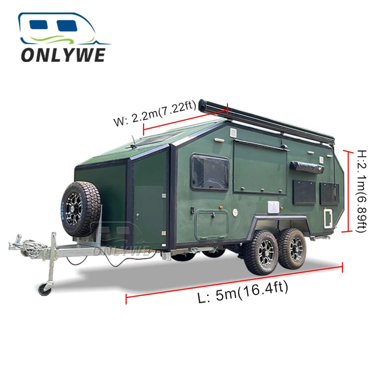 Onlywe Custom Off-road Camping Trailer Off Road Hybrid Caravan ...