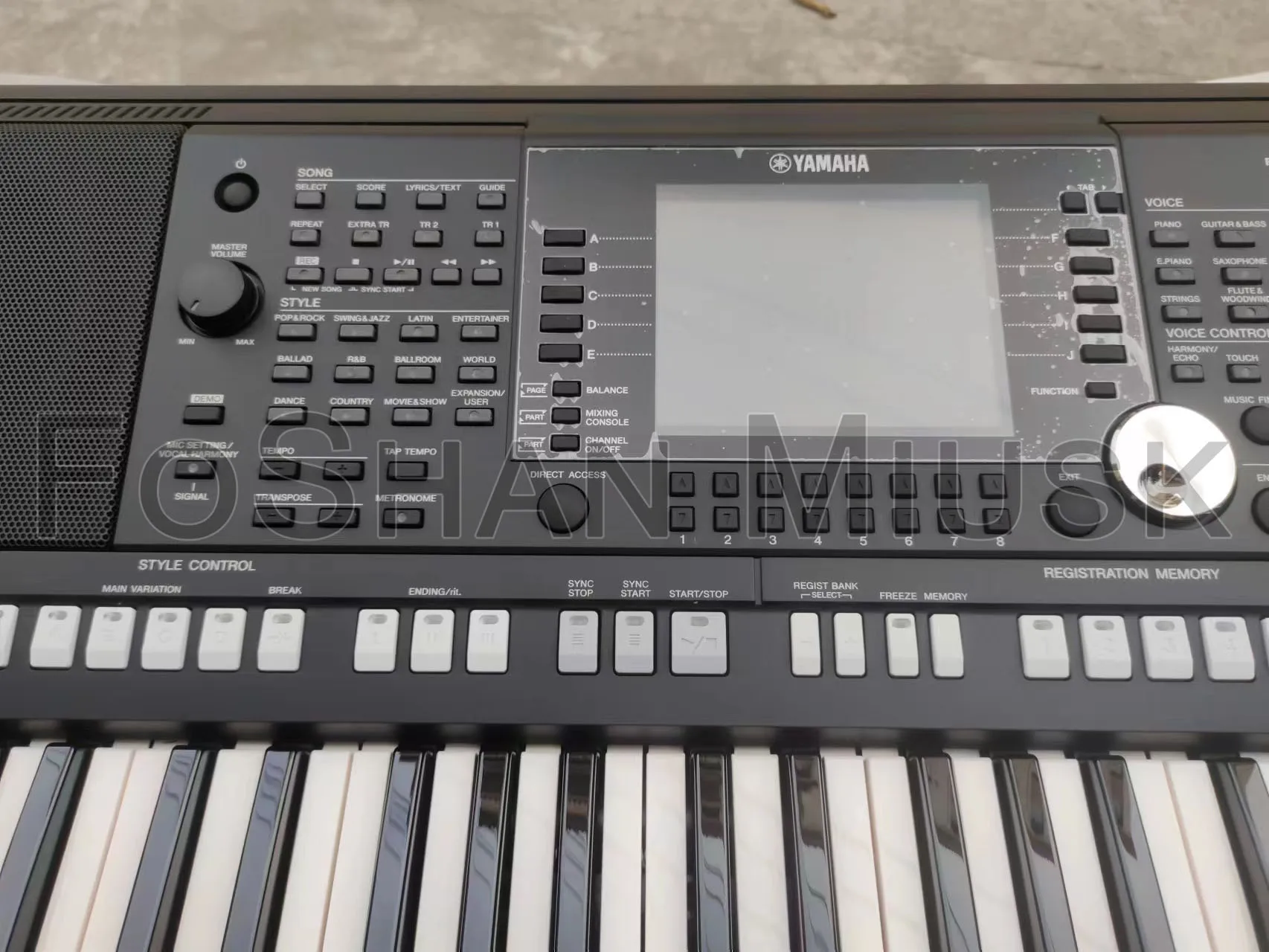 Yamaha PSR S950 dijital klavye aranjör iş istasyonları 50 adet