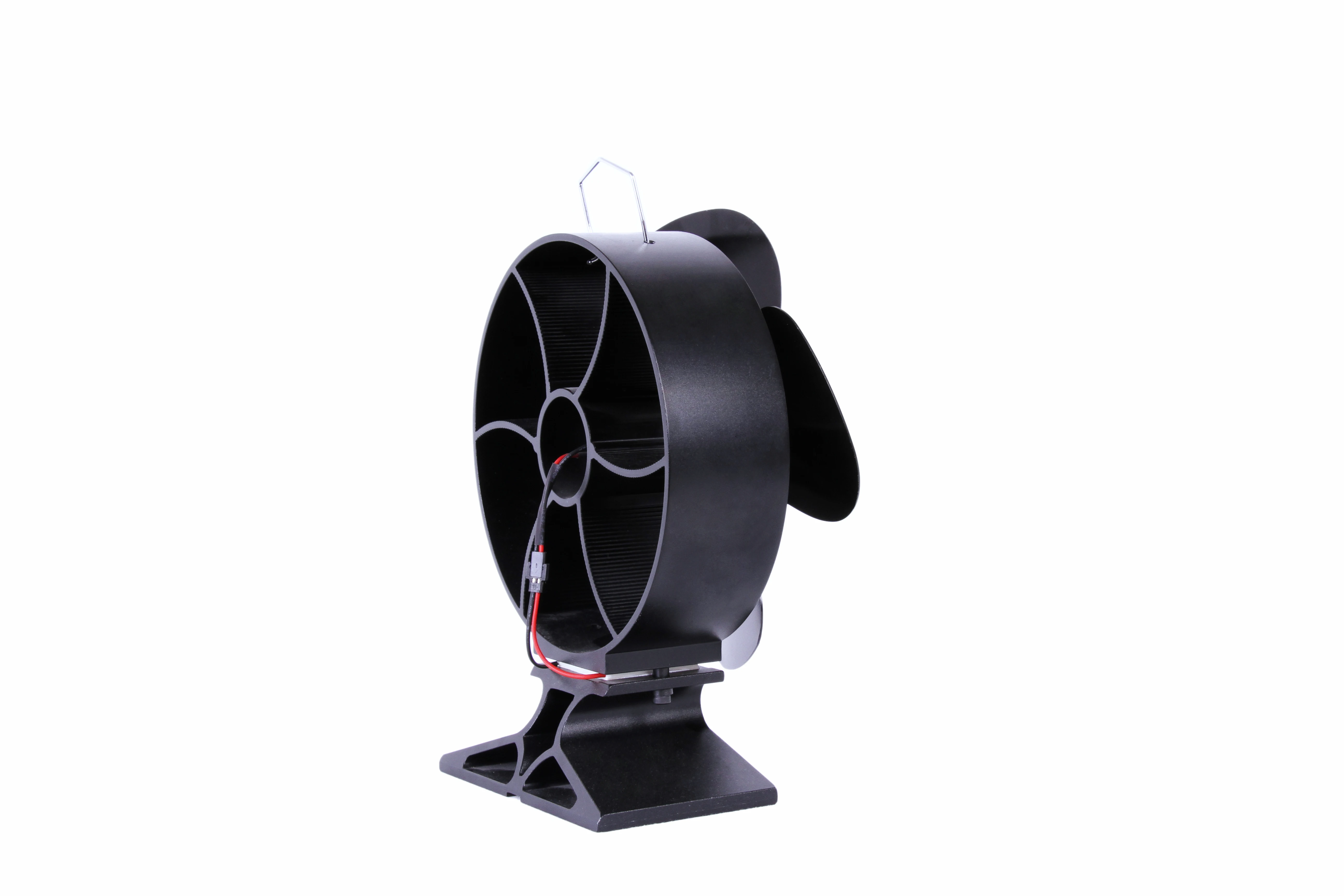 Robust Design Patent Super High Airflow 250cfm Low Noise Heat Powered Eco Friendly Neat864 Wood Stove Fan Fireplaces Accessories