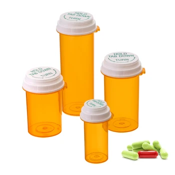 New Product 13dr 50ml Pill Plastic Medication Bottle Transparent With ...