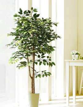 Plastic banyan Tree Artificial plans Tree Fabric steel Customized Art ficus bonsai