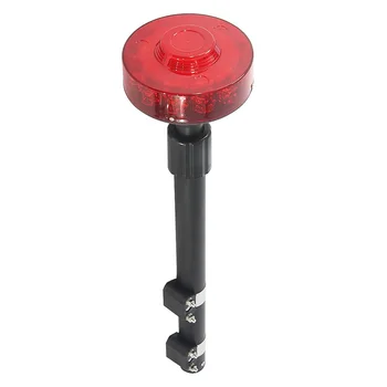 Pole Beacon LED Revolving Pole Beacon for Motorcycle Rear Warning with Spotlight