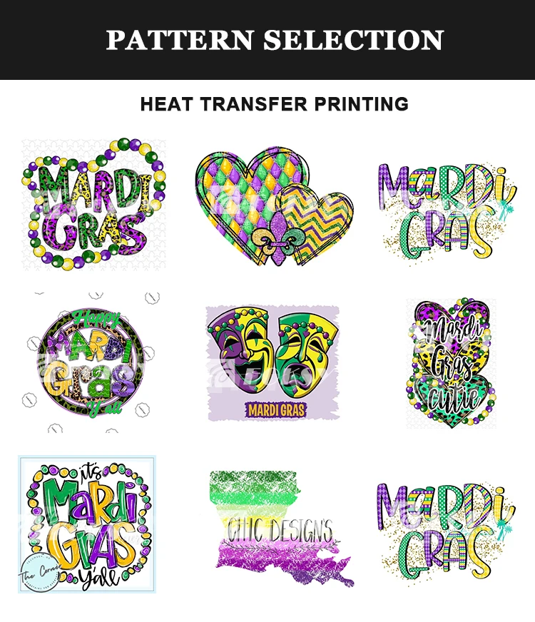 mardi gras wholesale shirts