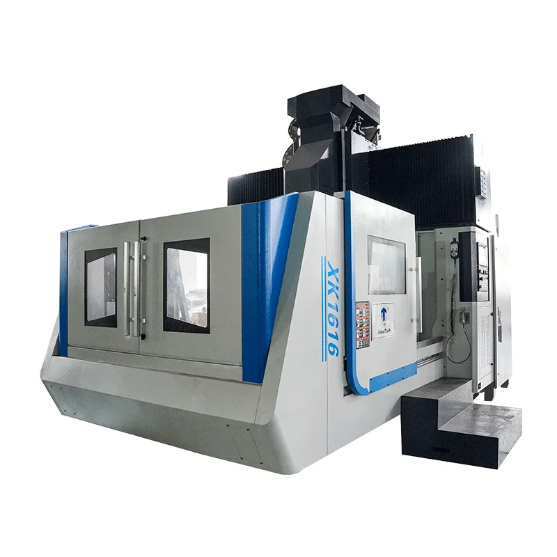 Small 5 Axis Gantry CNC Milling Machine Automatic Fanuc Control System Single Spindle (BT40) Made China Portal Machining Center