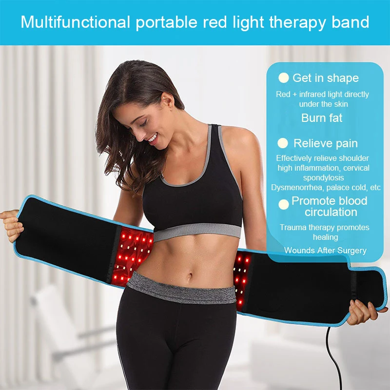 Infrared Light Therapy Devices Belt Wrap Red Light Therapy Belt for Body