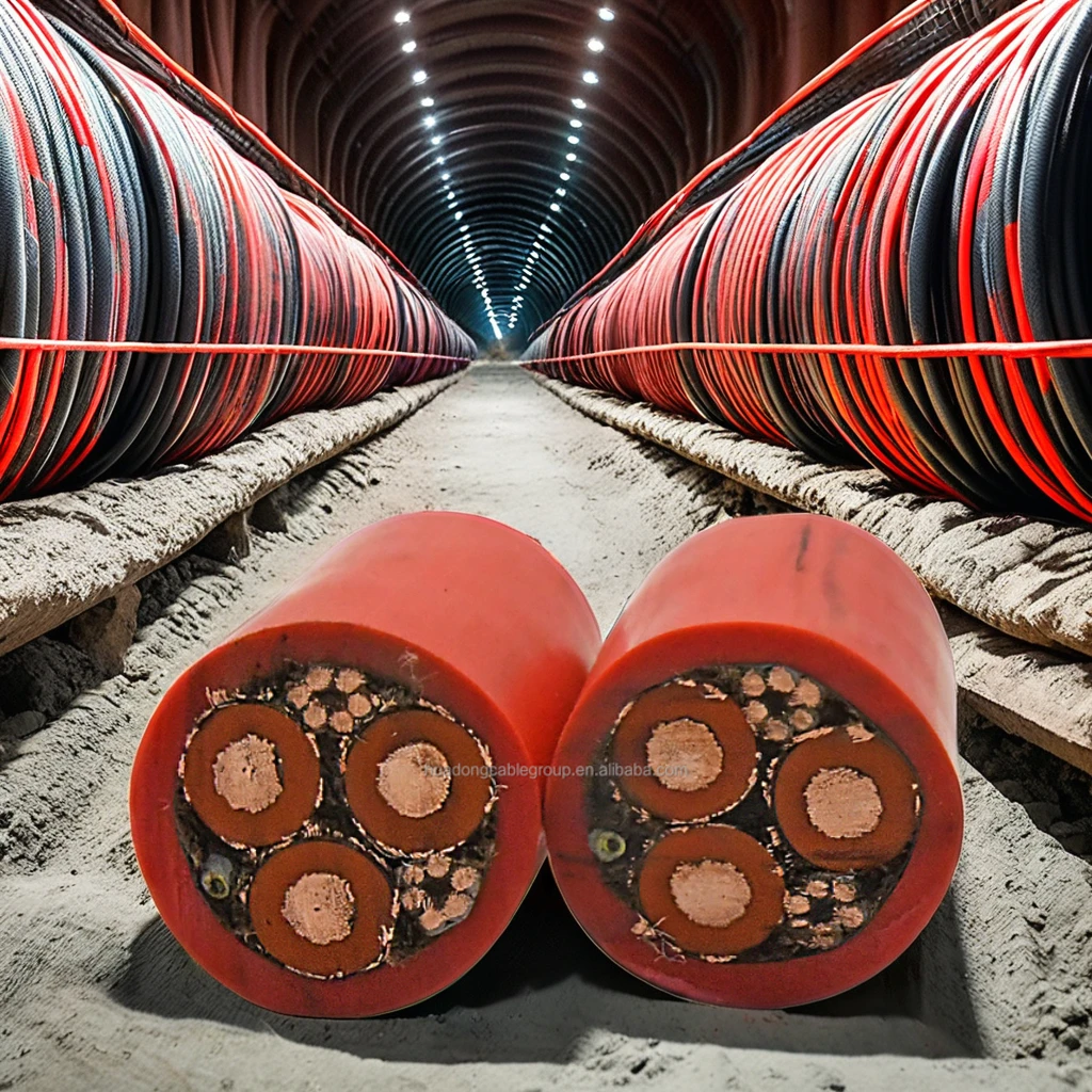 Huaqi Electrical Cable Tunnel Boring Machine (TBM) Insulated with Rubber Shield and Stranded electrical wires and cables