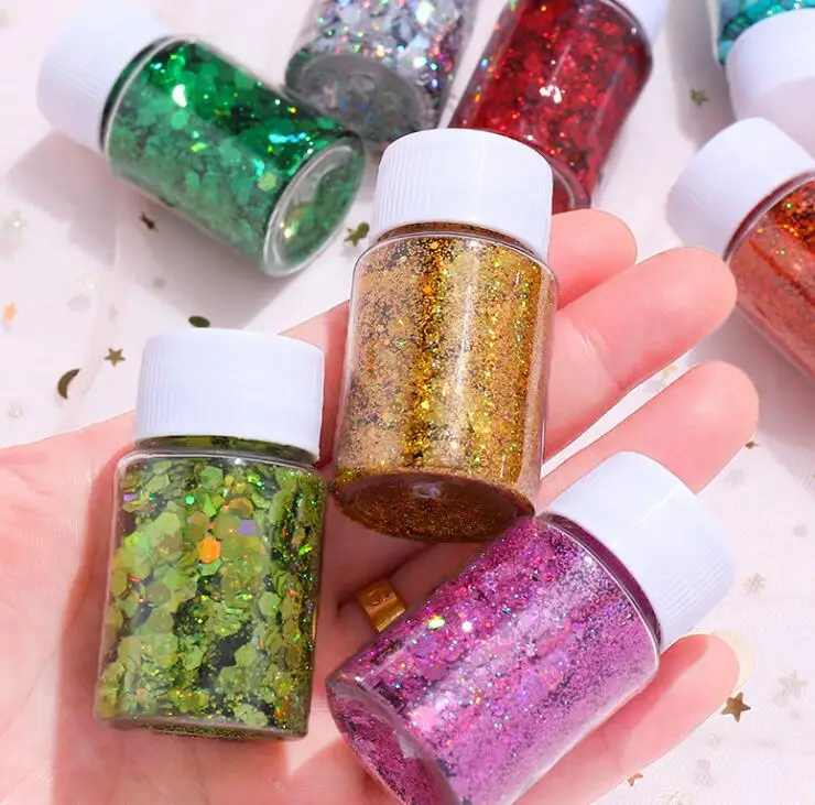 Slime DIY из ПВХ с блестками чехол для телефона УФ гель лак ногтей Искусство Ломтики аксессуары блеск