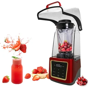 Licuadoras Industriales Heavy Duty Blender 4L Jar Capacity Commercial 4500watt Korean Touchscreen Soundproof Blender