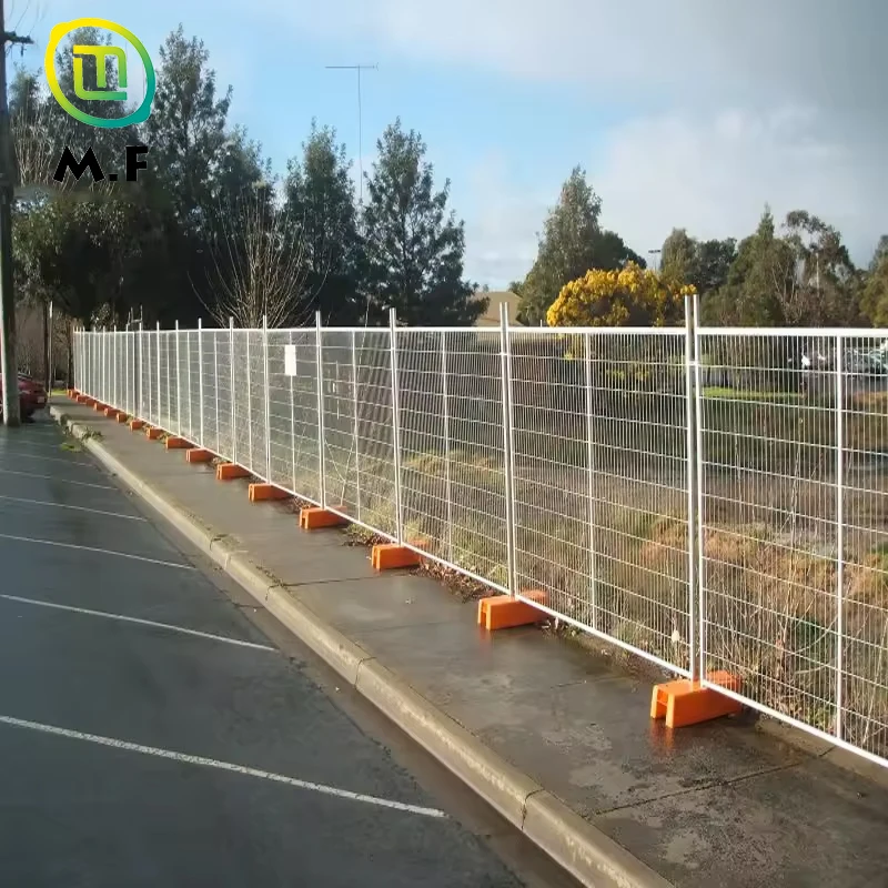 Factory customization High standard galvanized fencing construction site Boundary Protection australia temporary metal fence