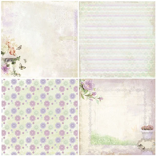 Бумажная бумага с узором для скрапбукинга 6x6 дюймов, бумага для скрапбукинга 12x12 дюймов, бумага для скрапбукинга