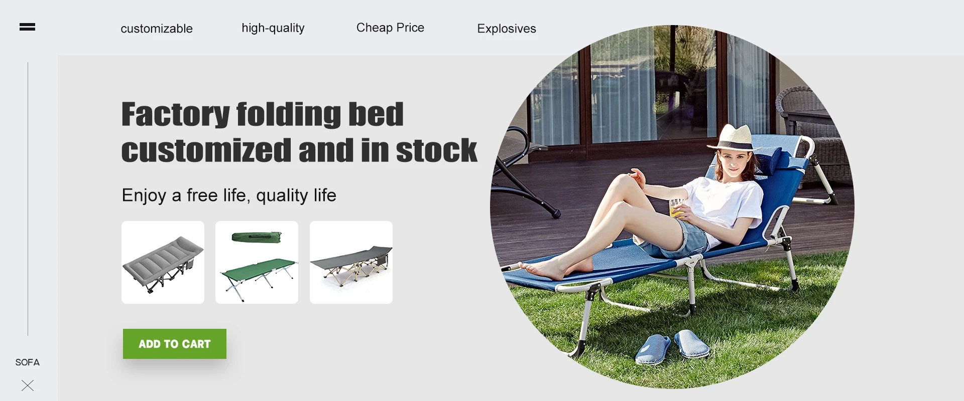 Drunkenxp Premium Folding Cots With Luxurious Memory Foam Mattress