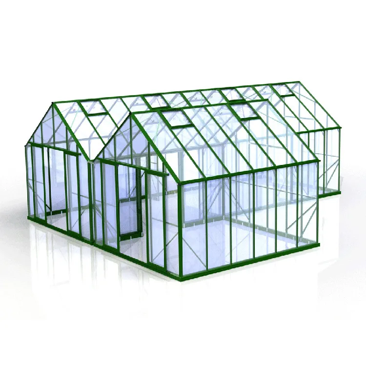 clear Polycarbonate Sheet Roof Mini Garden Greenhouse with Aluminum Frame
