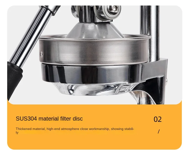 TEBAK Factory Price Food Fruit Extractor Citrus Orange Lemon Squeezer Stainless Steel Multifunctional Manual Juicer Machine
