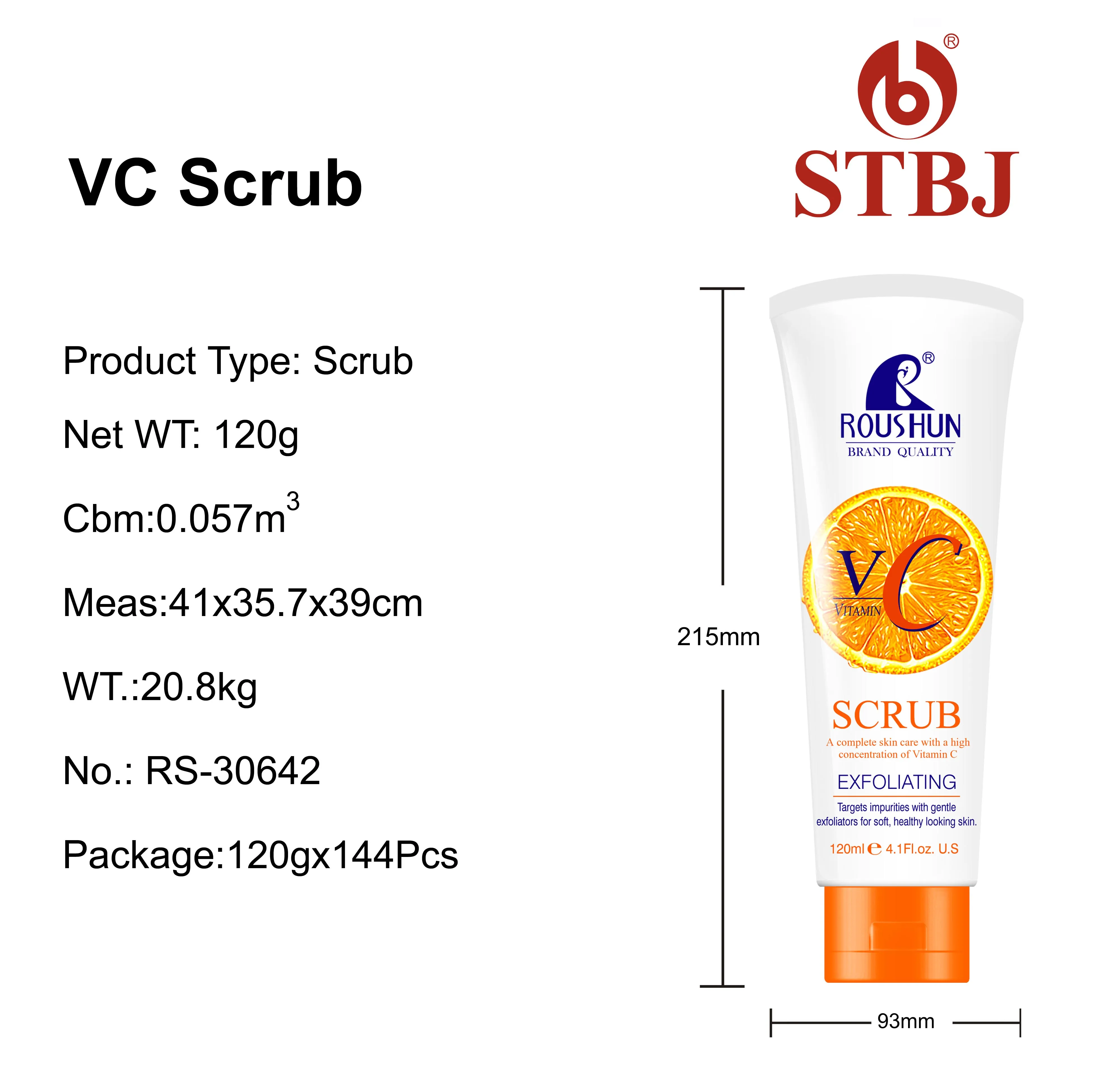 ROUSHUN  VC Scrub 120ml  a Complete Skin Care With a High Concentration of Vitamin c Good Quality
