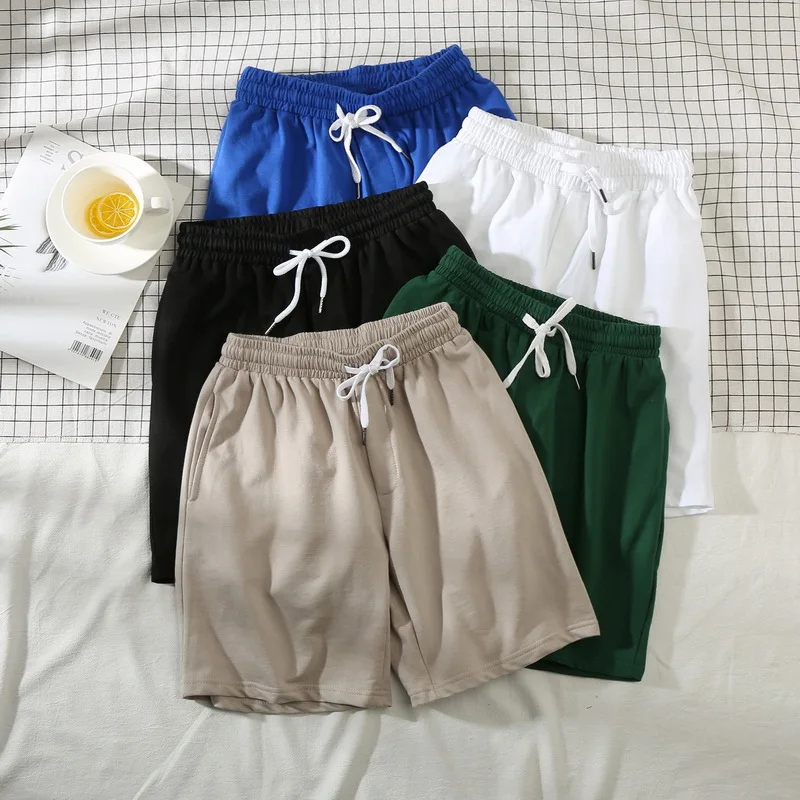 Men's Cheap Shorts Casual Elastic Waist Drawstring Summer Beach Shorts580_voghion.com