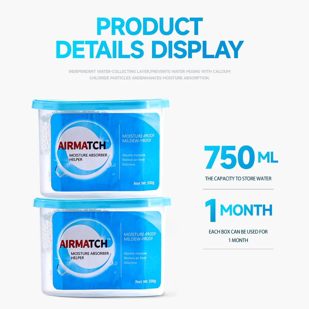 500ml Disposable Air Dehumidifier Humidity Trap Box Air Freshener