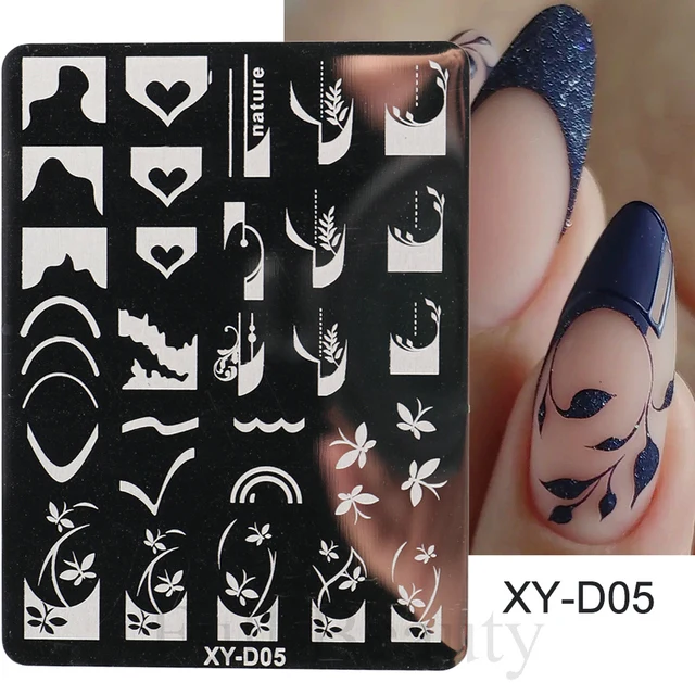 AddFavor Nagelstempel-Set 7-teilig – Mit Blumen, Tieren & Mehr Für Perfekte Nail-Art Zu Hause