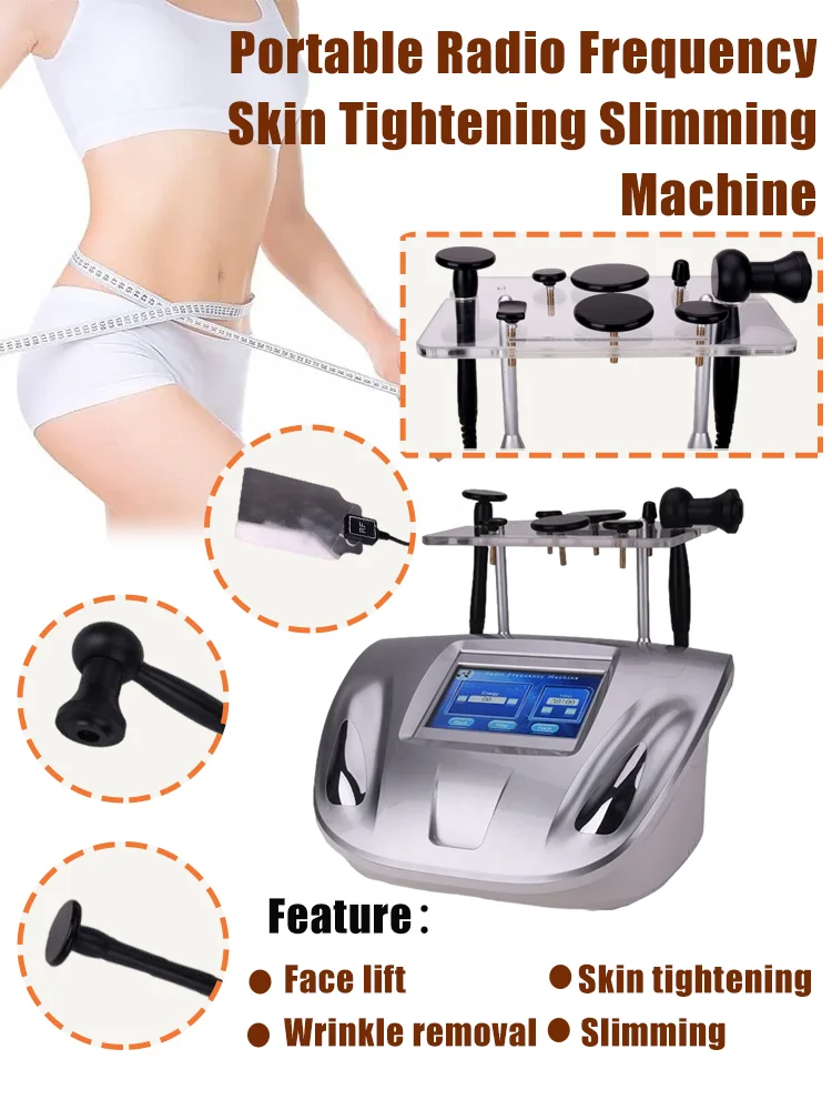 Portable Radio Frequency Face Lift Monopolar RF Skin Tightening Weight Loss Beauty Machine