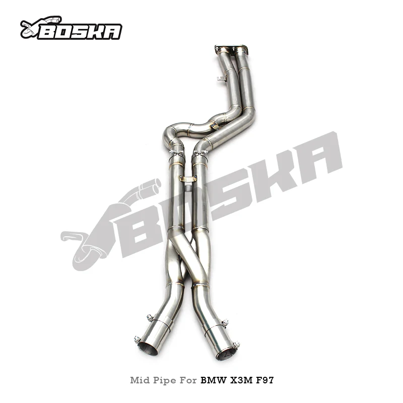 BSK Exhaust Midpipe with Z/X Pipe for BMW X3M/X4M F97/F98 3.0T