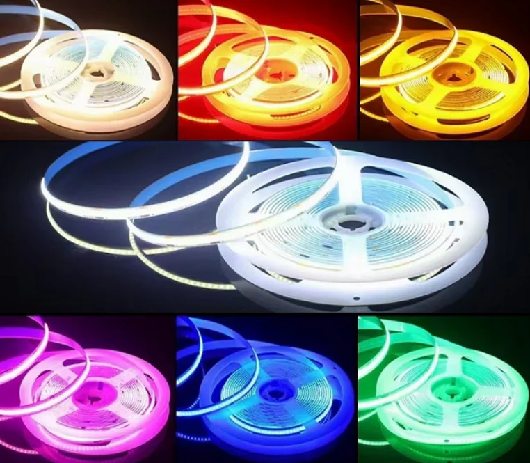 Светодиодная лента высокой плотности 3000K 4000K 6000K DC 12V 24V 320 Leds 8mm 10W 12W Гибкая светодиодная
