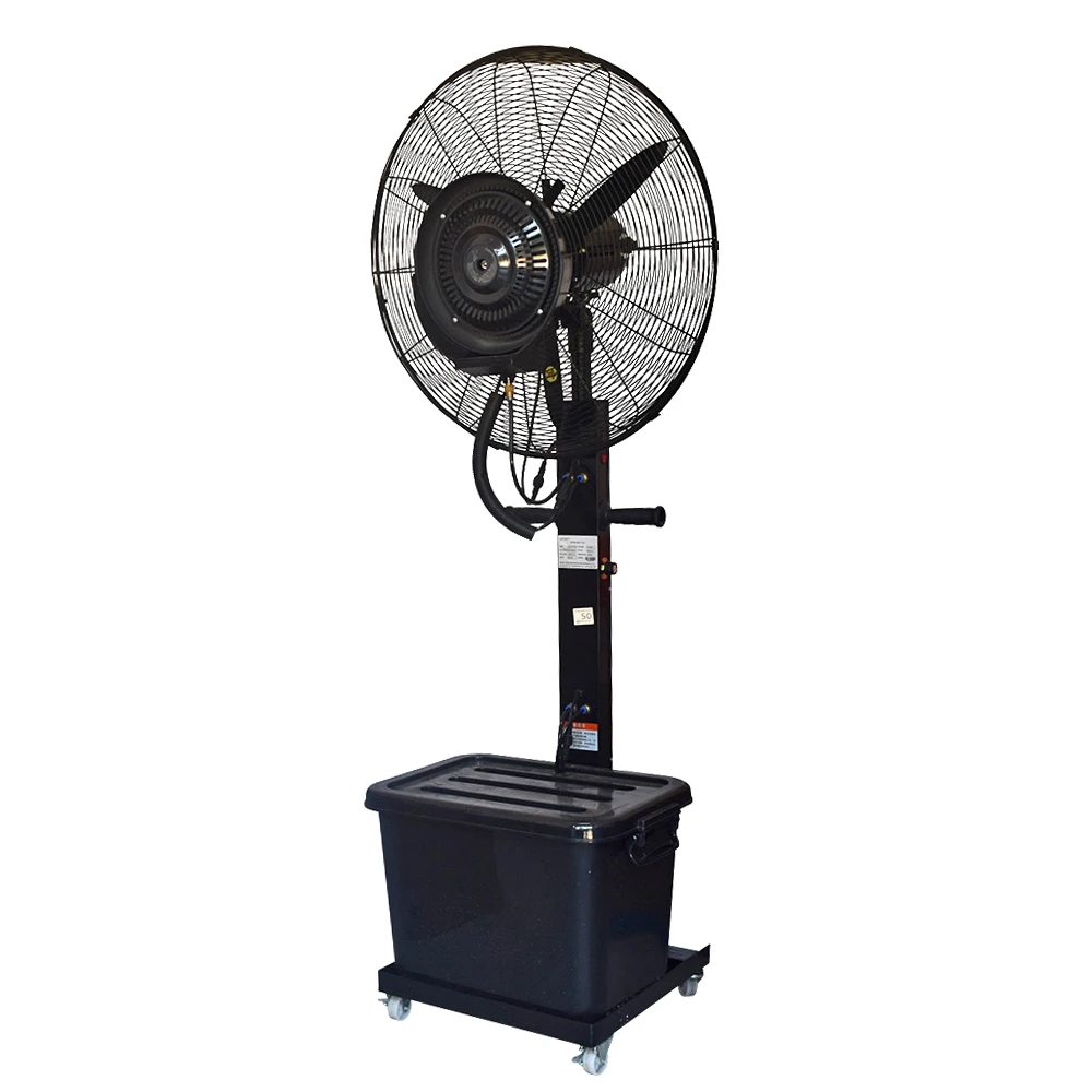 3 Blades Outdoor Household Garage Hotel Use Floor Box  Mechanical  Industrial 110V 240V Electric Water Mist Fan