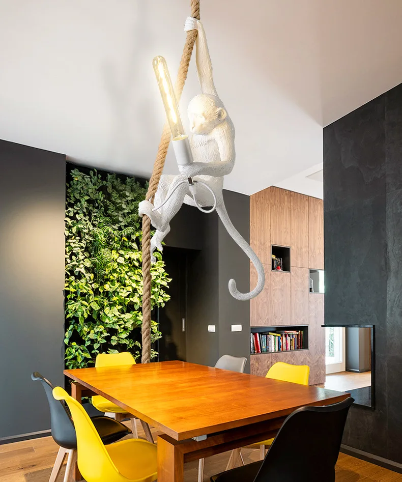 Monkey Clothing Shop Pendant Lamp Italian Living Room Background Wall